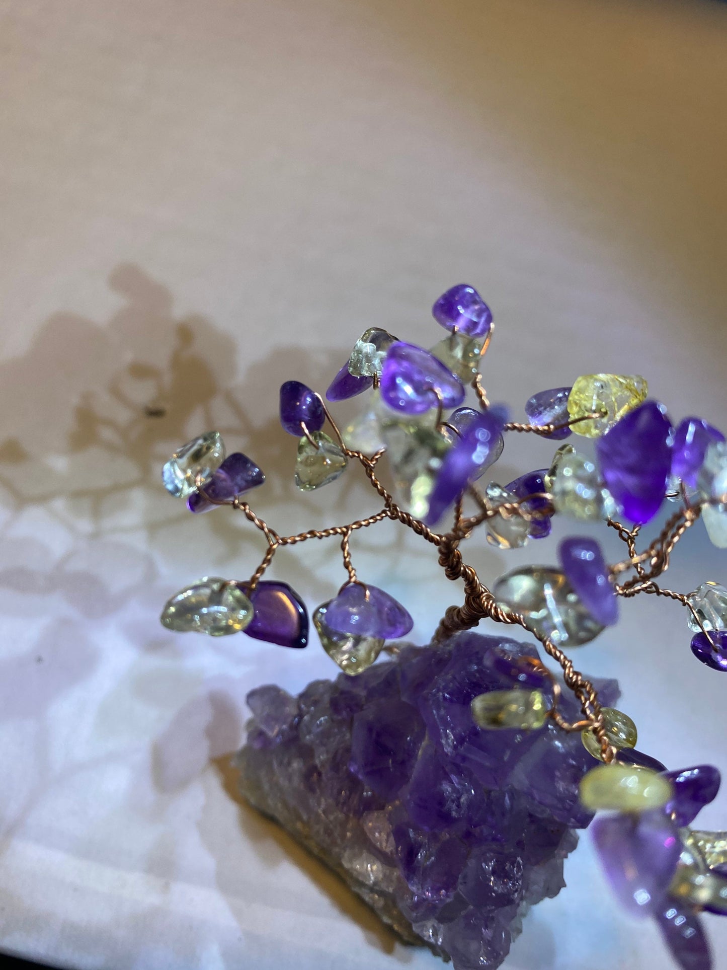Mini amethyst and citrine tree Mother's Day